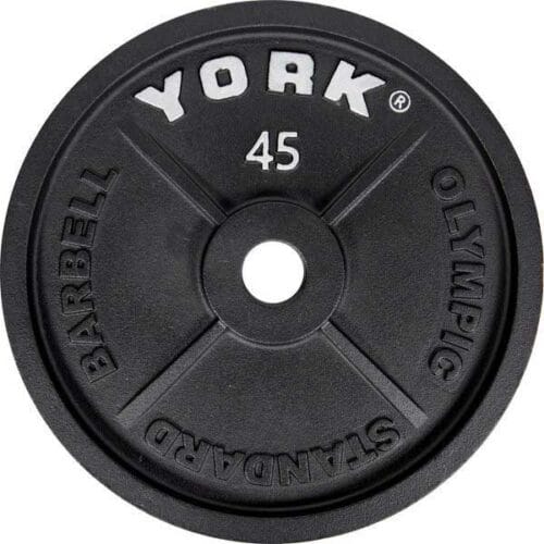 York Olympic Standard Cast Iron Plates 45lb